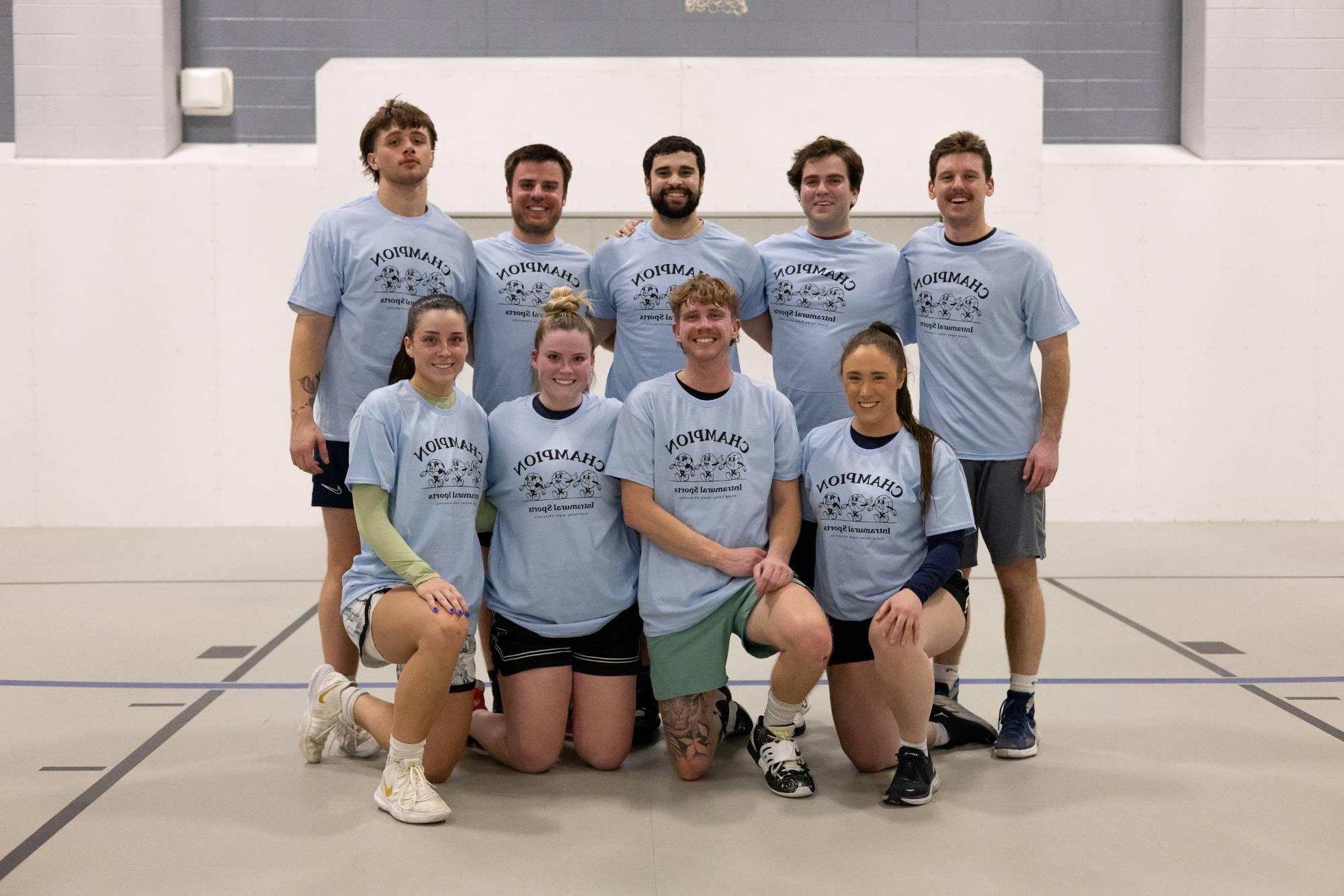 Intramural Sports Coed Basketball Champions